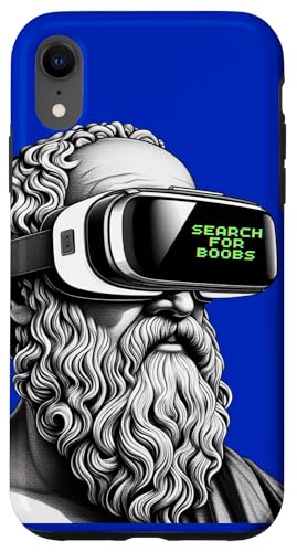 Sokrates Suche nach Brüsten moderne Kunst lustige Parodie Hülle für iPhone XR Sokrates Suche nach Brüsten moderne Kunst lustige Parodie Hülle für iPhone XR von Zukünftige Fusion Neo Classic Designs