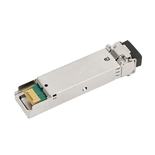 1,25 G SFP-Transceiver, LC-Singlemode-Glasfaser-Transceiver Modular mit 60 Km Übertragungsreichweite SFP-Einzelfasermodul für Server, Switches, Router, Internetkarten von Zunate