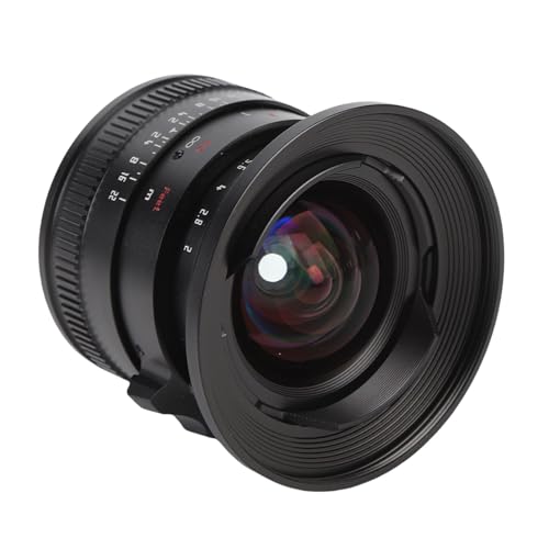 12mm F2.0 Ultra Weitwinkelkamera -Objektiv für E -Mount -APs C mit 10 Blendenblättern 0,2 M Minushandbuch für A6400 A6500 A6600 ZVE10 ZVE1 A7II A73 (Black) von Zunate