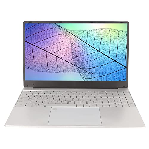 15,6 Zoll Full HD Laptop, Win11 System mit 16 GB RAM, 128 GB 256 GB 512 GB 1 TB Speicher, Hintergrundbeleuchtetes Tastatur Notebook, Fingerabdruckleser, Touchpad Computer, mit Ziffernblock(16+128G-EU) von Zunate