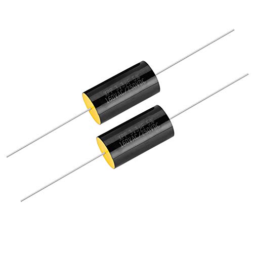 2 Stück Kondensator-Frequenzteiler, Kapazitäts-Audio-Lautsprecher-Kondensator mit Reinen Kupferdrahtstiften, für Auto-Höhen, Lautsprecher-Frequenzteiler usw. 1uF, 2,2uF, 3,3uF (3,3uF) von Zunate