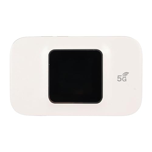 4G Mobiler WLAN Hotspot, Entsperrtes WLAN Hotspot Gerät mit LED Anzeige, Mobiler MiFi Hotspot Unterstützt 10 Geräteverbindungen, für Amerika, Europa von Zunate