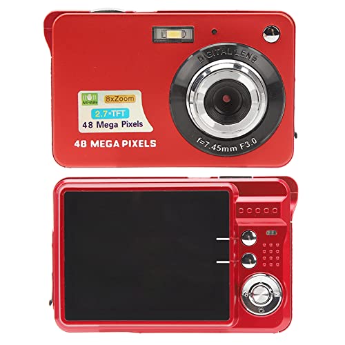 4K Digitalkamera, 48 MP 8 Fach Zoom Kompaktkamera mit 2,7 Zoll LCD Bildschirm, Unterstützung für Tragbare Digitalkameras, Selbstauslöser, Serienaufnahmen, Anti Shake 4K Digitalkamera, 48 MP 8 Fach Zoom Kompaktkamera mit 2,7 Zoll LCD Bildschirm, Unterstützung für Tragbare Digitalkameras, Selbstauslöser, Serienaufnahmen, Anti Shake von Zunate