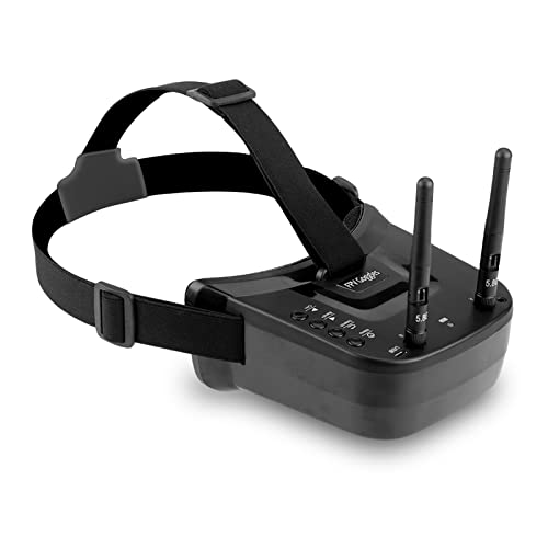 5,8 GHz FPV-Brille, Arris VR-009 Video-Headset 5,8 G 40CH HD 3 '' LCD-Display Mini-FPV-Brille für Brille für FPV-Quadcopter-Drohnen - RC-Teile und Zubehör von Zunate