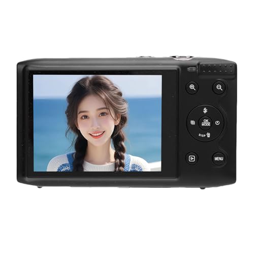 72MP Digitalkamera, 5K Retro,16 Fach Optischer Zoom AF Autofokus 2,8 Zoll Bildschirm WiFi Integrierte 32GB Speicherkarte Point and Shoot Kamera mit Blitz für Reisefotografie und (32GB) von Zunate
