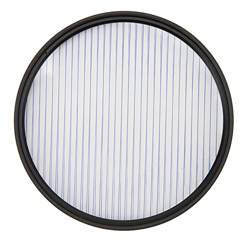 77 Mm Blue Streak Filter, Anamorphes Optisches Glas für Kamera DSLR Cinematice Video, Effektfilter mit Objektivtasche 77 Mm Blue Streak Filter, Anamorphes Optisches Glas für Kamera DSLR Cinematice Video, Effektfilter mit Objektivtasche von Zunate