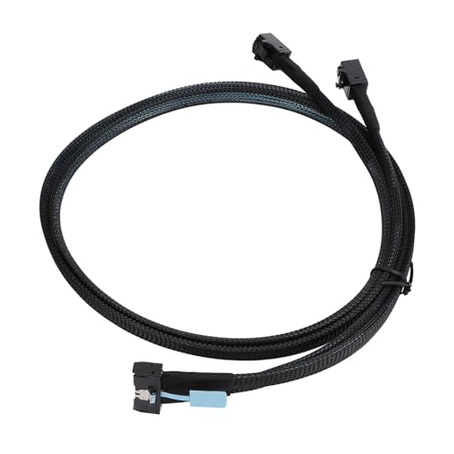 8i zu 2 SFF 8643 Kabel, PCIe 5.0 32GT/s für MCIO X8 zu SAS HD SFF 8643 Kabel für Server Data Center 31,5 Zoll von Zunate