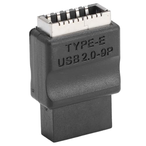 9Pin Bis Typ E Motherboard Header Erweiterungsadapter, Ph721 USB 2.0 480mbit / S Vorderbock Header Erweiterungsadapter 9Pin Männlich Zum Typ E Weiblichen Adapter 9Pin Zum Typ E von Zunate
