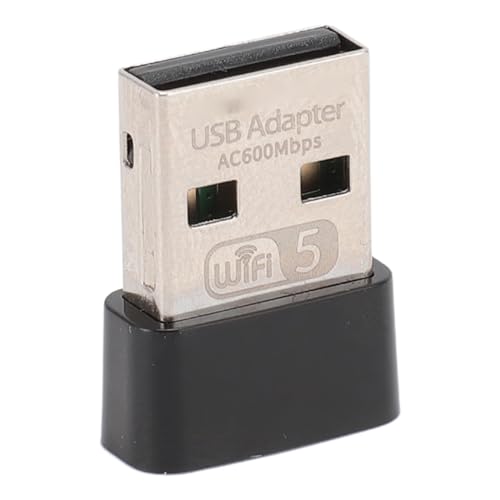 AC600 USB-WLAN-Adapter, 2,4 G/5 G Dualband-Wireless-Netzwerk-Transceiver WLAN-Dongle 600 Mbit/s für Desktop-Laptop, Nano-Größe, Kompatibel mit Windows, für OS X, für Linux von Zunate