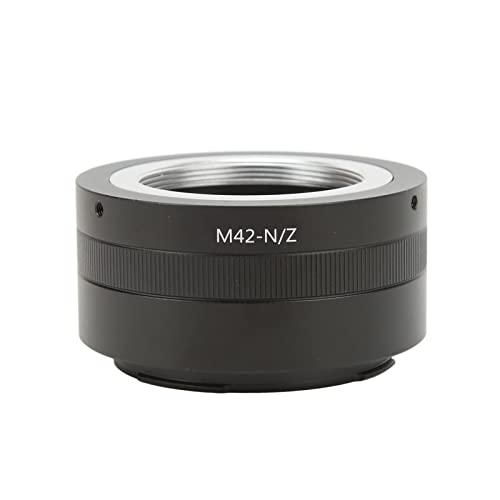 Adapterring für M42-zu-Z-Objektivhalterung aus Aluminiumlegierung M42-Objektiv für Nikon Z6, Z7, Z50 Z-Mount-Vollformatkamera von Zunate