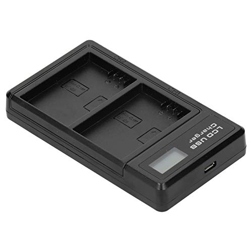 Akkuladegerät mit LCD-Display, Kamera-Akku USB-Ladestation mit Zwei Steckplätzen für LP-E5-Kamera-Akku Akkuladegerät mit LCD-Display, Kamera-Akku USB-Ladestation mit Zwei Steckplätzen für LP-E5-Kamera-Akku von Zunate