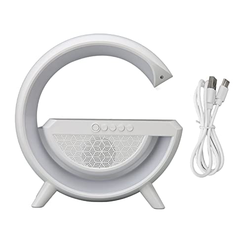 Bluetooth-Lautsprecher, Tragbarer Bluetooth-Lautsprecher mit RGB-Nachtlampe, 15 W Kabelloses Aufladen, Musik und Anruf, Nachttischlampe für Schlafzimmer, Wohnheim, Kinder, Bluetooth-Lautsprecher, Tragbarer Bluetooth-Lautsprecher mit RGB-Nachtlampe, 15 W Kabelloses Aufladen, Musik und Anruf, Nachttischlampe für Schlafzimmer, Wohnheim, Kinder, von Zunate