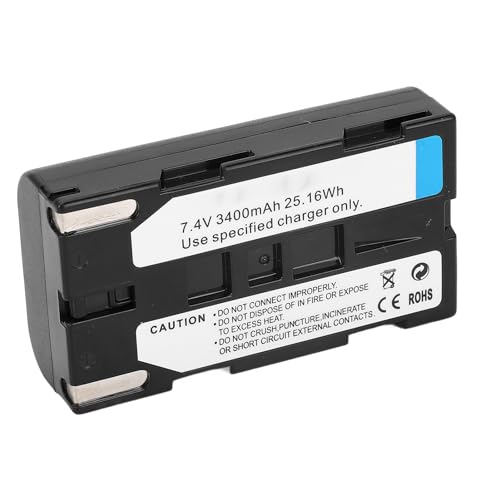 Camcorder Akku, Li Ion 7,4 V 3400 MAh Kamera Akku Ersatz für Sb L160 SCL 810 SCL 870 SCL 901CL 903 SCL 906 von Zunate