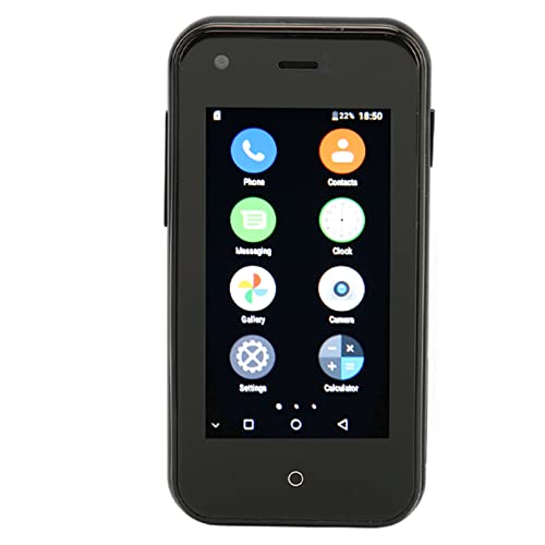 D18 -Smartphone, das Kleinste Handy der Welt, 2,5-Zoll-Kleintelefon für Android, 1 GB 8 GB Quad-Core--Telefon, Kindertelefon, Dual-SIM-Dual-Kamera, Entsperrtes 3G-Handy (Elf von Zunate