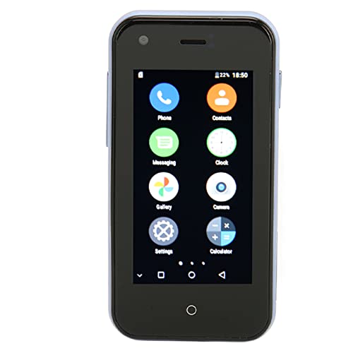 D18 -Smartphone, das Kleinste Handy der Welt, 2,5-Zoll-Kleintelefon für Android, 1 GB 8 GB Quad-Core--Telefon, Kindertelefon, Dual-SIM-Dual-Kamera, Entsperrtes 3G-Handy von Zunate