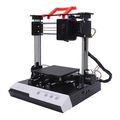 DIY 3D -Drucker für Anfänger, 3D -Druckmaschine Schnellerwärmung, 100x100x100mm Druckgrößen Schlüsselsteuersystem, Pla TPU -Filament Kompatibel (EU-Stecker) von Zunate
