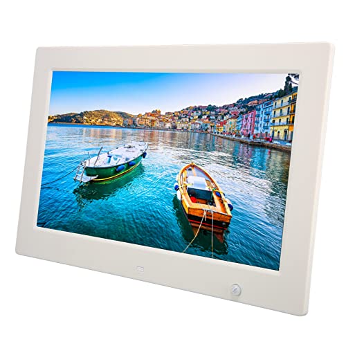 Digitaler Bilderrahmen, 13-Zoll-Smart-Bilderrahmen mit HD-Bildschirm, Bis zu 128 GB Speicher, Einfaches Teilen von Fotos oder Videos über USB-Treiber und Speicherkarte, Automatische Drehung,(EU) von Zunate