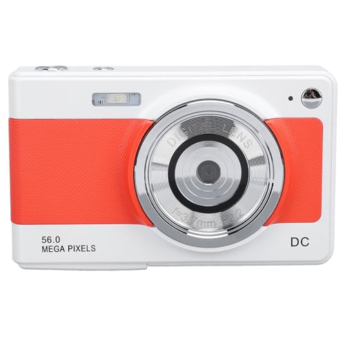 Digitalkamera, 1080P 50 MP Autofokus-Vlogging-Kamera mit 8-fachem Zoom, 2,8-Zoll-Bildschirm, Kompakte Kleine Kamera für Jungen und Mädchen, für Reisefotografie-Vlogging (weiß und von Zunate