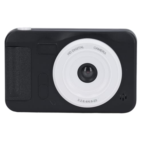Digitalkameras, 4K-HD-Kamera, 40-MP-Autofokus-Point-and-Shoot-Kameras mit 8-fachem Zoom, Anti-Shake, 2,4-Zoll-Bildschirm, Kompakte Vlogging-Kamera für Reiseanfänger (Black) von Zunate