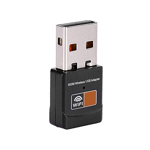 Dualband-Wireless-Netzwerkadapter, USB-WLAN-Adapter 2,4 G-5 G 600 Mbit/s -Wireless-Computer-Netzwerkkartenempfänger, für Desktop-Laptop von Zunate