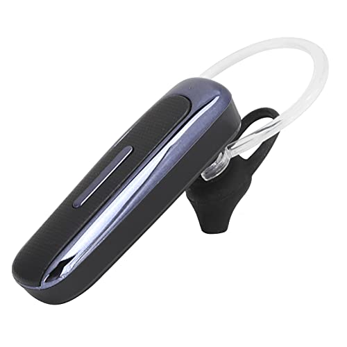 Einohr-Bluetooth-Headset, Kabelloser Freisprech-Ohrhörer, Unterstützt HD-Anrufe, Intelligente Geräuschunterdrückung, Hängende Ohrhörer Zum Laufen, Fahren (Schwarz und blau) von Zunate