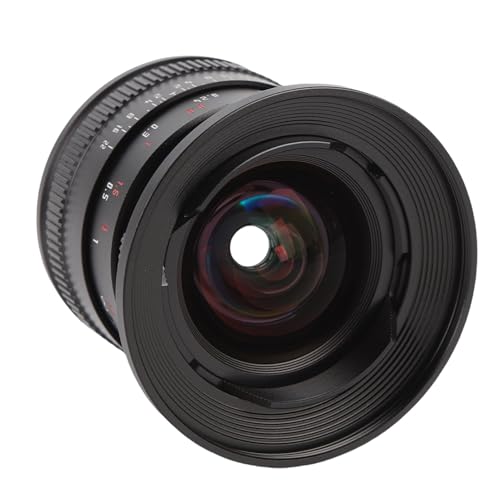 F2 Prime Objektiv, 12mm F2.0 Manuelles Fokusweitwinkelobjektiv mit 97-Grad-Ansicht und 10 Blenden für X-Serie X-pro X-e X-t X-a X-s X-H Modell (Black) von Zunate