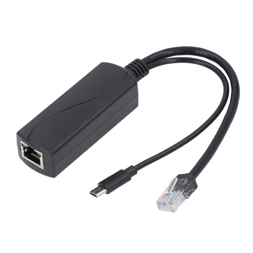 Gigabit PoE Splitter 5V 4A, PoE zu USB C Adapter, IEEE 802.3af/at konform 10/100/1000 Mbit/s, für Pi 5/5B Gigabit PoE Splitter 5V 4A, PoE zu USB C Adapter, IEEE 802.3af/at konform 10/100/1000 Mbit/s, für Pi 5/5B von Zunate
