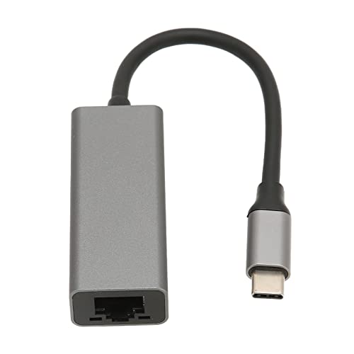 Gigabit-USB-C-auf-Ethernet-Adapter unterstützt 10/100/1000 Mbps Auto Sensing-Funktion, unterstützt Windows 7/8/10/Vista/XP, für HD-Video-Streaming von Zunate
