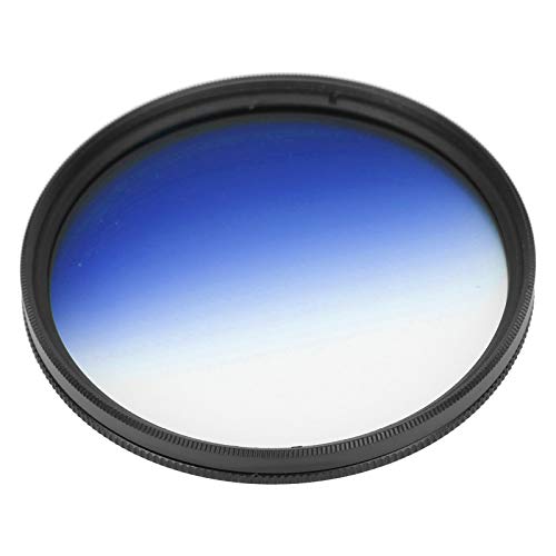 Graduierter Objektivfilter, 67-mm-Spiegelreflexkamera-Objektiv-Verlaufsfilter 3-Farben-Objektivfilter-Set mit Aufbewahrungsbox für Canon/Nikon/Sony/Olympus/Fuji-Objektive(Farbverlauf Blau) von Zunate