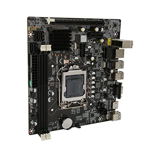 H61 Desktop M ATX Mainboard, DDR3 LGA1155 CPU PCIE 16X Graphics HDMI VGA USB3.0/2.0 SATA Mainboard, 1155pin Dual Channel von Zunate