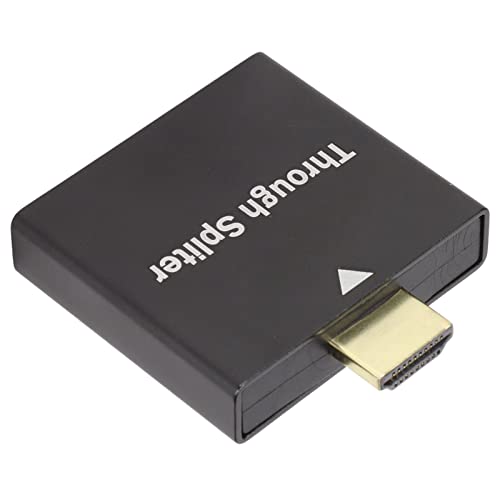 HDMI Splitter 1 in 2 Out, 4K HDMI Switch Bidirektionaler HDMI Switcher 2 in 1 Out HDMI Hub für für PS3/4 HDTV, Blu Ray, Monitore, Projektoren von Zunate