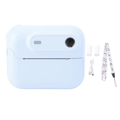Instantkamera, 1080p 48 MP Süße Instant -Druck -Digitalkamera mit 6X Zoom, Sofortdruck mit 3 Rollendruckpapier, Ideale Kindergeschenke für Jungen & Mädchen, Geburtstags (Blue) von Zunate