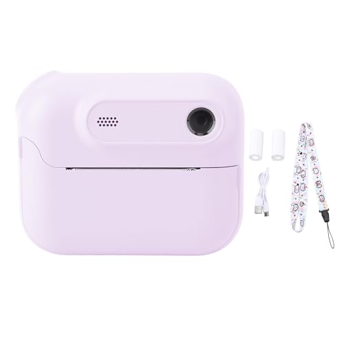 Instantkamera, 1080p 48 MP Süße Instant -Druck -Digitalkamera mit 6X Zoom, Sofortdruck mit 3 Rollendruckpapier, Ideale Kindergeschenke für Jungen & Mädchen, Geburtstags (Purple) von Zunate