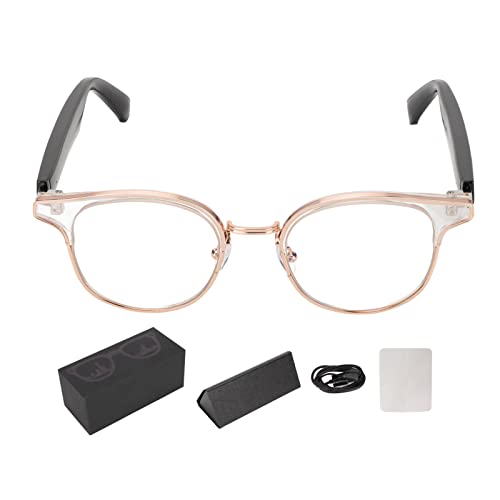 Intelligente Brille, Verhindert Blaues Licht, Drahtlose Bluetooth-Smart-Sonnenbrille für Männer und Frauen, IP65 Wasserdicht, Musik-Freisprechfunktion für Computer, Smartphone, Fernseher, Tablet von Zunate