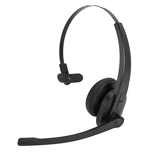 Kabelloses Headset, Bluetooth-Headset mit Noise-Cancelling-Mikrofon, Callcenter-Headset für Handy, Computer, Büro, Zuhause, Callcenter von Zunate