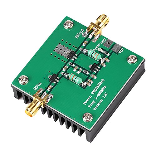 Leistungsverstärkermodul,Power Amplifier Module 1-930MHz 2W RF Breitband-Leistungsverstärkermodul für Funkübertragung FM HF VHF von Zunate
