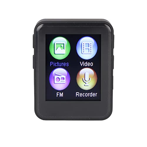 MP3-Player, Bluetooth 5.0 Touchscreen-Musik-Player, Tragbarer HiFi-Musik-Player FM-Radio--EBook mit 1,77 Zoll-Bildschirm, Unterstützung 64GB Speicher Karte von Zunate