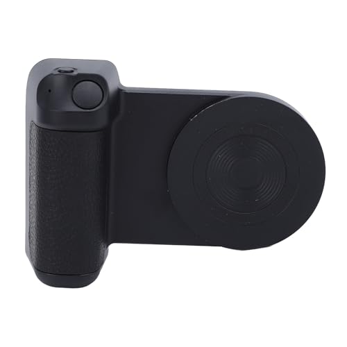 Magnetischer Handy-Kameragriff, Kameragriff, Bluetooth-Halterung, Unterstützt Kabelloses Aufladen für Smartphone-Selfie-Vlog-Videoaufnahmen (Black) von Zunate