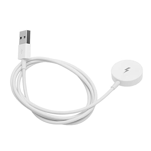 Magnetisches Schnellladekabel USB-Ladegerät für Fossil Q Gen 1, für Fossil Q Gen 2 Founder, für Fossil Q Gen 2 Wander, für Fossil Q Gen 2 Marshal, für Fossil Q Gen 3 Explorer (Weiss) von Zunate