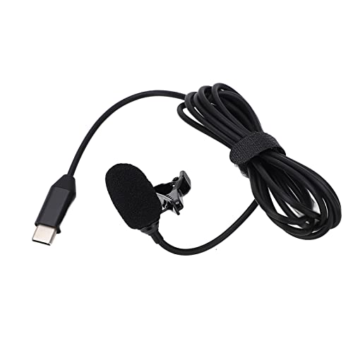 Mikrofon Kompatibel mit Insta360 ONE X2, USB Typ C Kabelgebundenes Ansteckmikrofon für Insta360 ONE X3 von Zunate