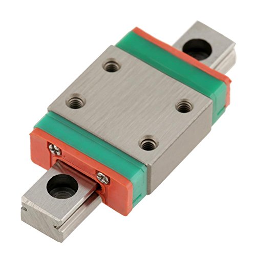 Miniatur Linearführung Schiene, LWL7B 40mm Mini Linear Rail Guide Linear Schiebetür Gide 7mm Breite mit Gleitblock Klein Linearführung für DIY 3D Drucker CNC-Maschine usw(40mm) von Zunate