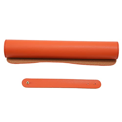 Multifunktionale Büro-Schreibtischunterlage, 23,6 X 11,8 Zoll PU & Kork Großes Mauspad Tischunterlage Wasserdichtes, ölbeständiges Schreibtisch-Mauspad für (Orange + Kork) von Zunate
