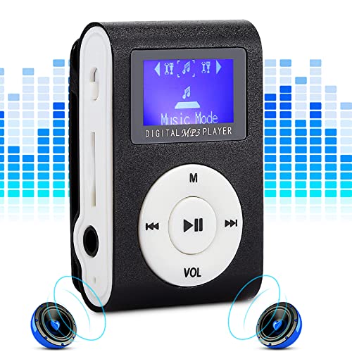 Musik-Player, USB 2.0, 4,6 cm (1,8 Zoll), LCD-Display, MP3-Player für Musik von Zunate