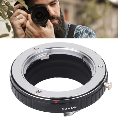 Objektiv Mount Adapter, MD zu LM Mount Objektivadapter, Manueller Fokus Objektivkonverter für Minolta MD Mount, für M Mount Kameras von Zunate