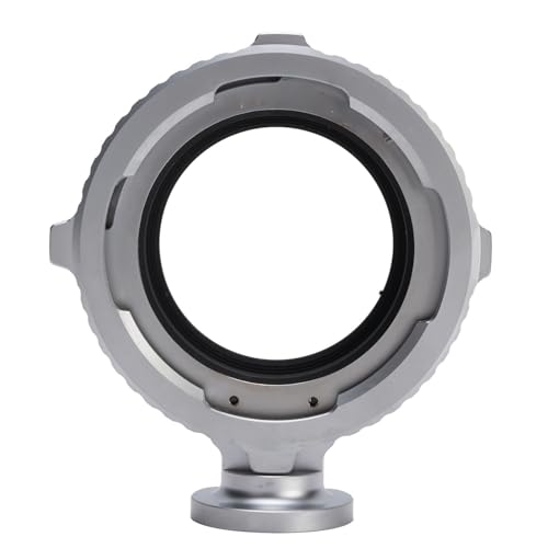 Objektivadapterkreis, Aluminiumlegierung Objektivmontagadapter für PL zu EF -Kameras mit Gummiversiegelung, Rotierende Schleuderstativmontage 1/4 -Zoll -Schraube, Manueller Fokus von Zunate