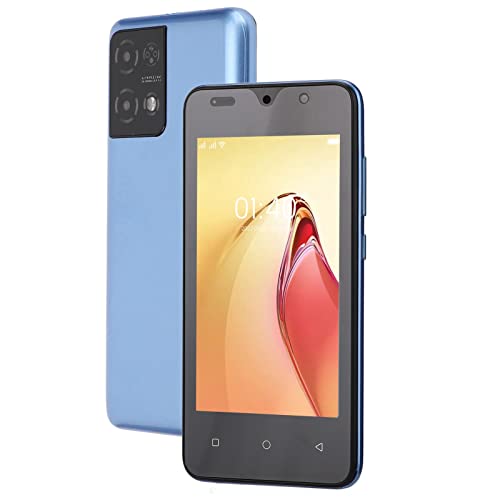 Reno8 Pro Entsperrte Smartphones, für Günstige Android 6-Handys, Entsperrtes 4,66"-HD-Bildschirm-Handy, Dual-SIM, Dual-Kamera, Gesichtsentsperrung, 2GB 32GB, 2800MAh, Unterstützung von T(Hellblau) von Zunate
