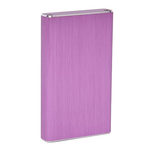 SSD Gehäuse, MSATA zu USB 3.0 Gehäuse, USB3.0 6 Gbit/s Micro USB zu MSATA SSD Gehäuse mit LED Anzeige und Automatischem Ruhezustand, für 30 X 25/30 X 50 Mm MSATA SSD (Lila) von Zunate