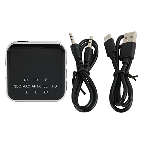 Sender/Empfänger, Multifunktional, 2 in 1 Adapter mit AptX LL, AptX HD, AptX, 5.2 Technologie, Dual Modus, Dual Verbindung, Zeit für TV PC von Zunate