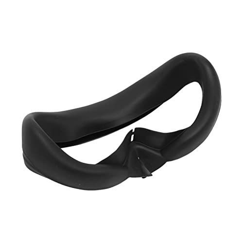 Silikon-Gesichtsabdeckung für Pico 4, Schweißfeste Silikon-Abdeckung, Augenpolster, Gesichtskissen-Abdeckung für Pico 4 VR-Headset (Schwarz) von Zunate