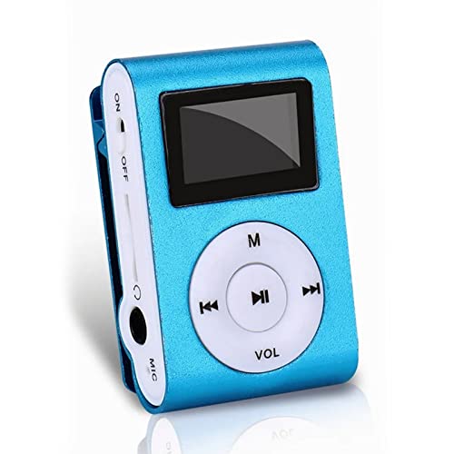Small MP3 Player, Tragbarer Musik Player mit LCD Bildschirm, Speicherkartenunterstützung, Geeignet Zum Gehen und Laufen von Zunate